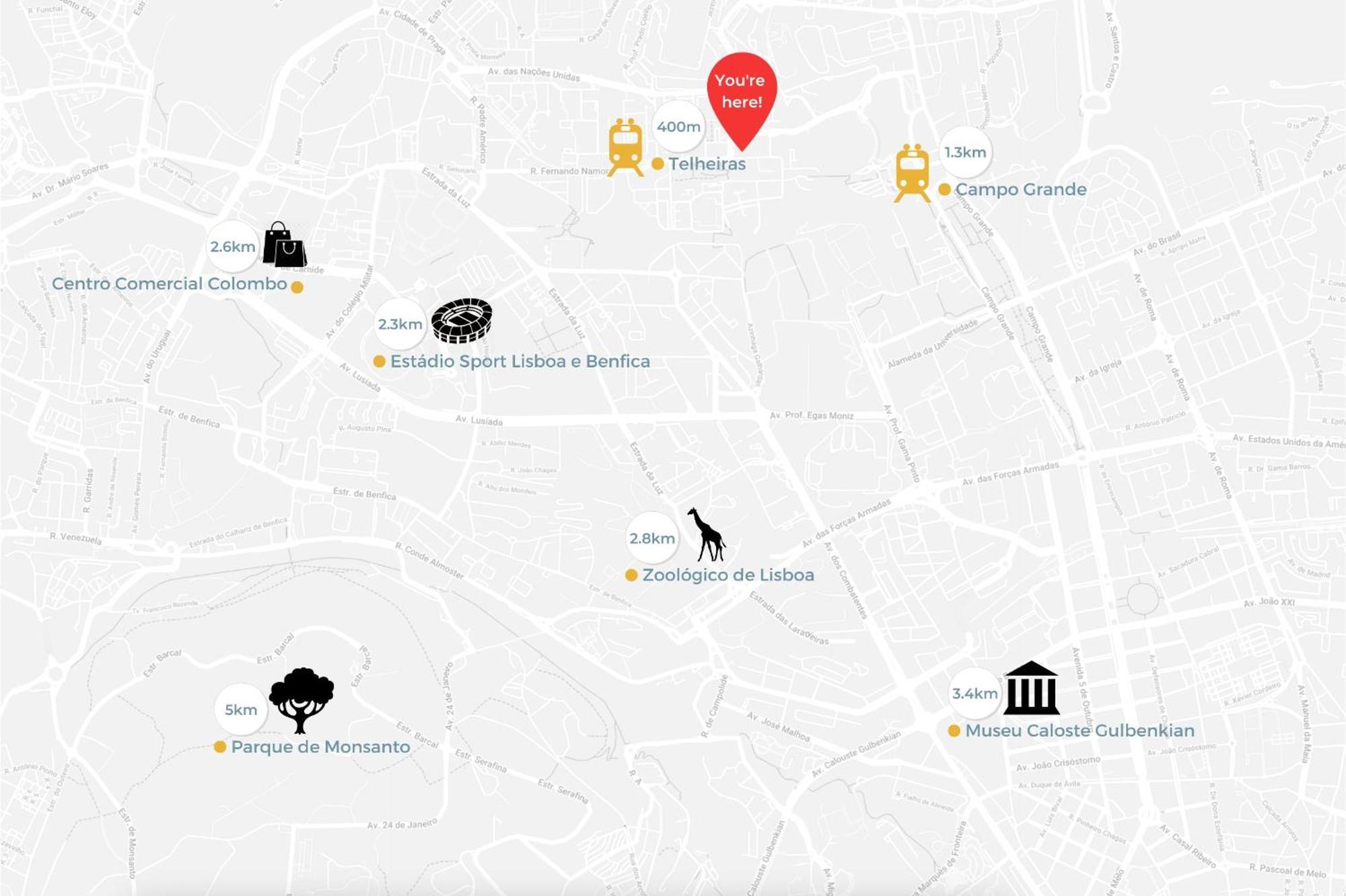 Telheiras Comfortable Stay Lisboa Ngoại thất bức ảnh